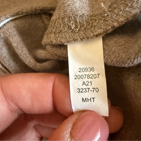 Duluth Trading Co | Light Brown Knit Straight Leg Pants | Sz L - Picture 6 of 6